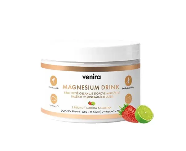 Venira Strawberry-lime magnesium drink 120g