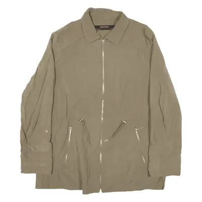 ZARA BASIC Jacket Green Womens M