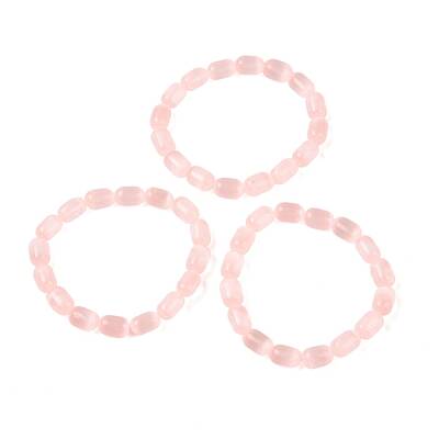 Natural Selenite Beaded Stretch Bracelets