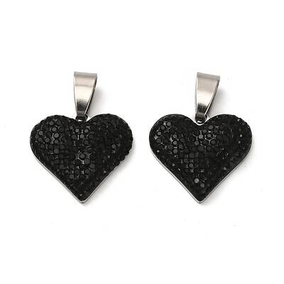 201 Stainless Steel Clay Pendants