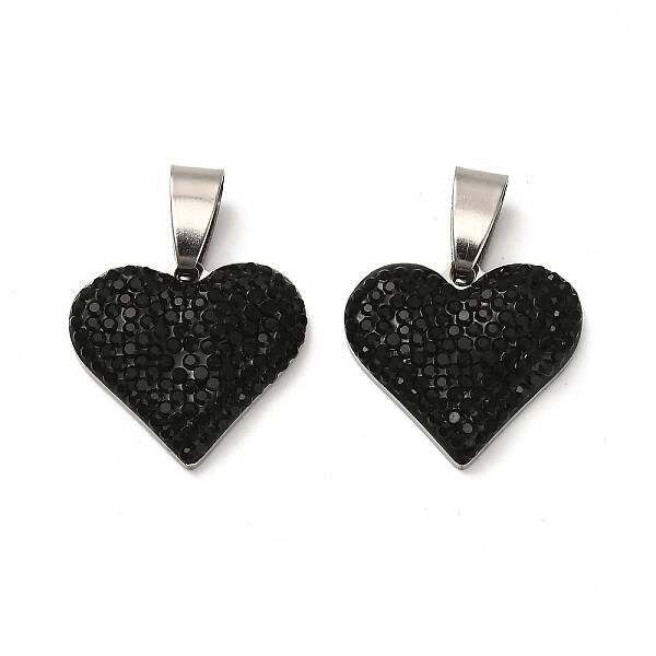 201 Stainless Steel Clay Pendants