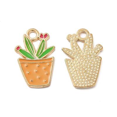 Alloy Enamel Pendants