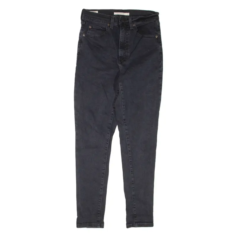 LEVI'S Retro High Womens Jeans Black Regular Skinny W27 L29