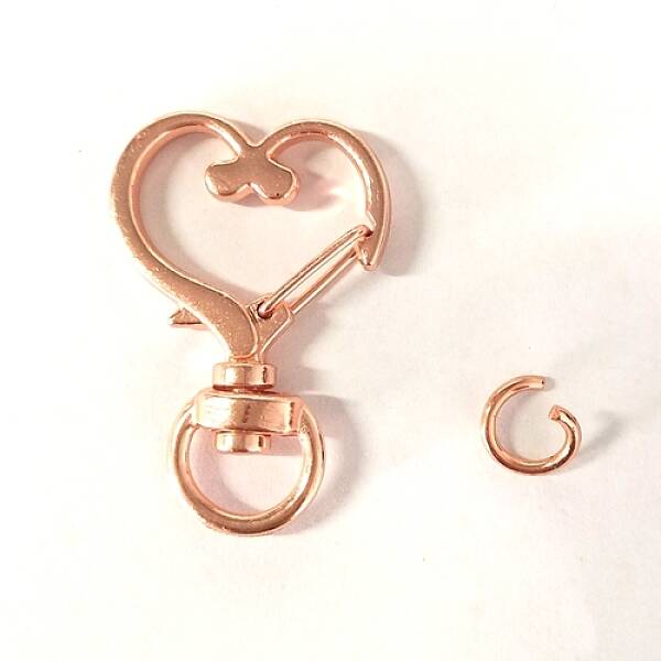 Heart Alloy Swivel Clasps