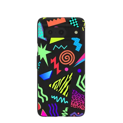 Black Neon Blast Google Pixel 8 Case