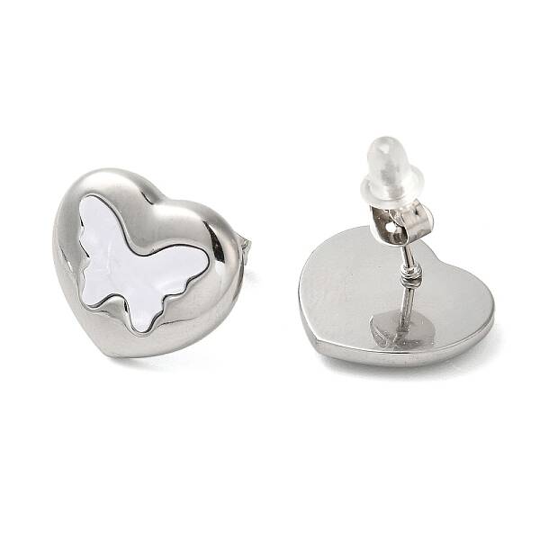 Non-Tarnish 304 Stainless Steel Stud Earrings