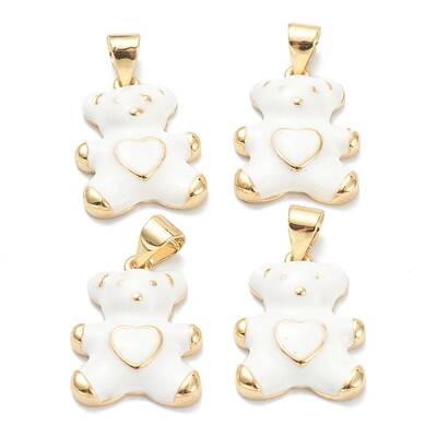 Brass Enamel Pendants