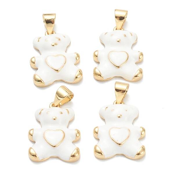 Brass Enamel Pendants