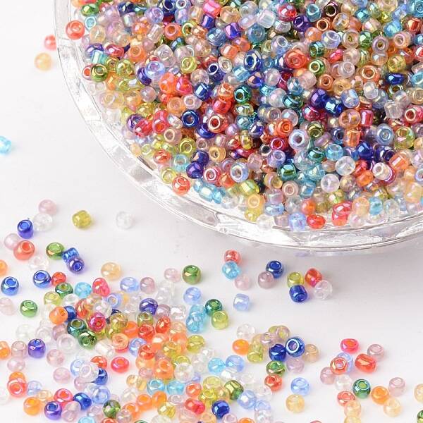 12/0 Grade A Round Glass Seed Beads