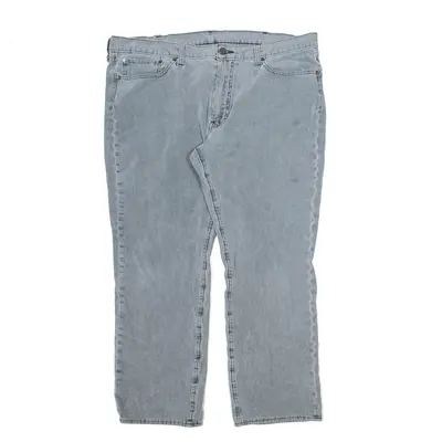 LEVI'S 514 BIG E Corduroy Trousers Grey Regular Straight Mens W30 L40