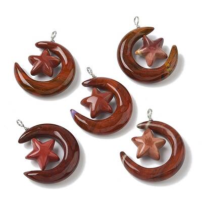 Natural Mookaite Pendants