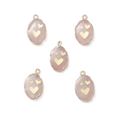 Natural Rose Quartz Pendants