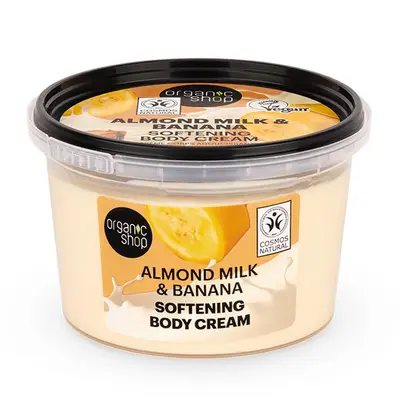 Organic Shop Almond Milk & Banana Body Cream 250ml