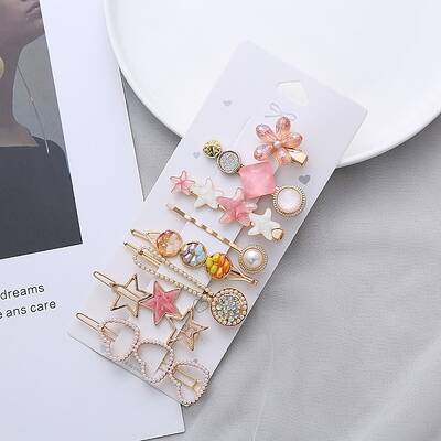 8Pcs Acrylic Alligator Hair Clips