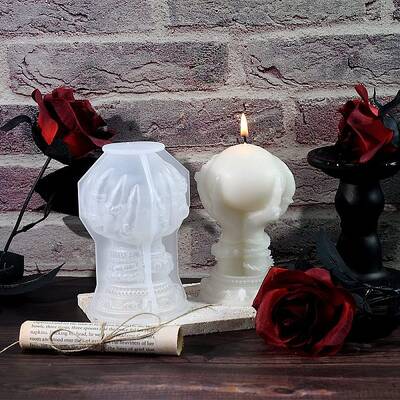 Halloween Skull DIY Silicone Candle Molds