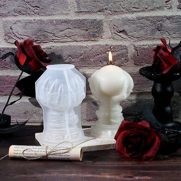 Halloween Skull DIY Silicone Candle Molds