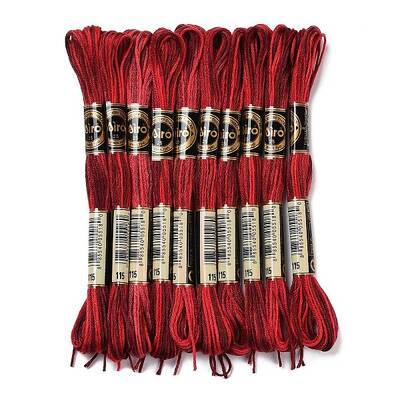 10 Skeins 6-Ply Polyester Embroidery Floss