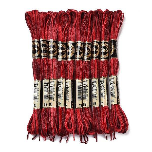 10 Skeins 6-Ply Polyester Embroidery Floss