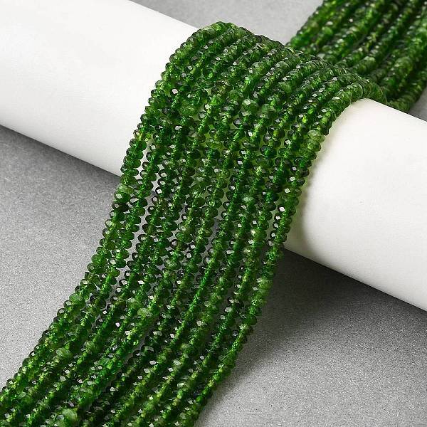 Natural Green Diopside Beads Strands