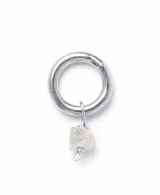 One Love Birthstone Charms | Metal Color: Silver | Month/Gemstone: April - Diamond