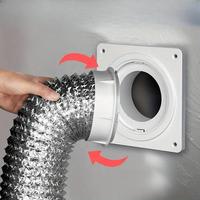 Drying Machine Vent Connector Kit, Drying Machine Vent Connector, Vent Connector with Quick Connect & Disconnect Function For...