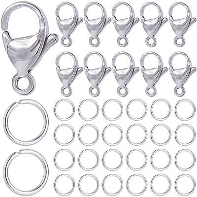 304 Stainless Steel Lobster Claw Clasps