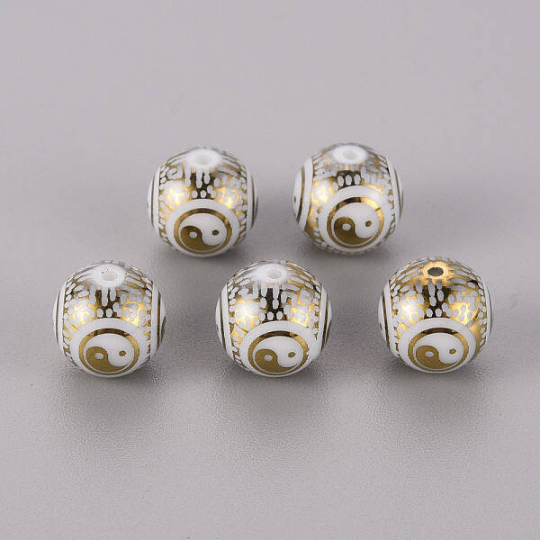 Electroplate Glass Beads