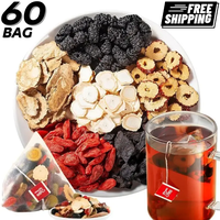 60 Bag Kidney Tea Formula Ginseng Eight Treasure Tea, Ginseng Eight Treasures Tea, Organic Kidney Cleanse Tea, Traditional He...