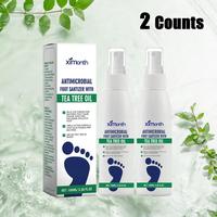 Tea Tree Oil Foot Care Spray, 2 Counts/set Foot Dry Deodorant Moisturizing Foot Spray, Foot Care Product for Women & Men Dail...
