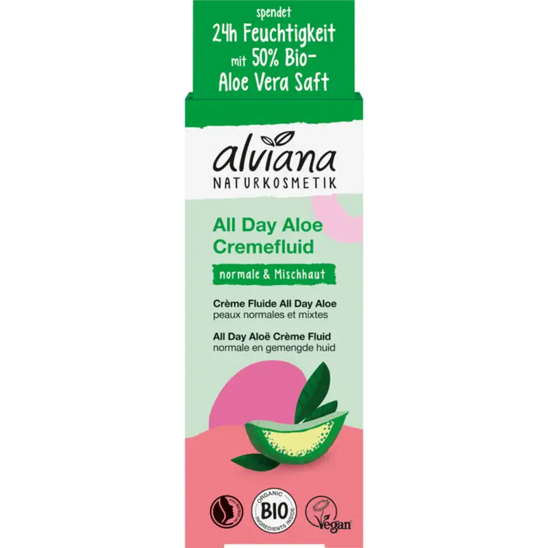 Alviana naturkosmetik All Day Aloe Fluid Cream 50 ml