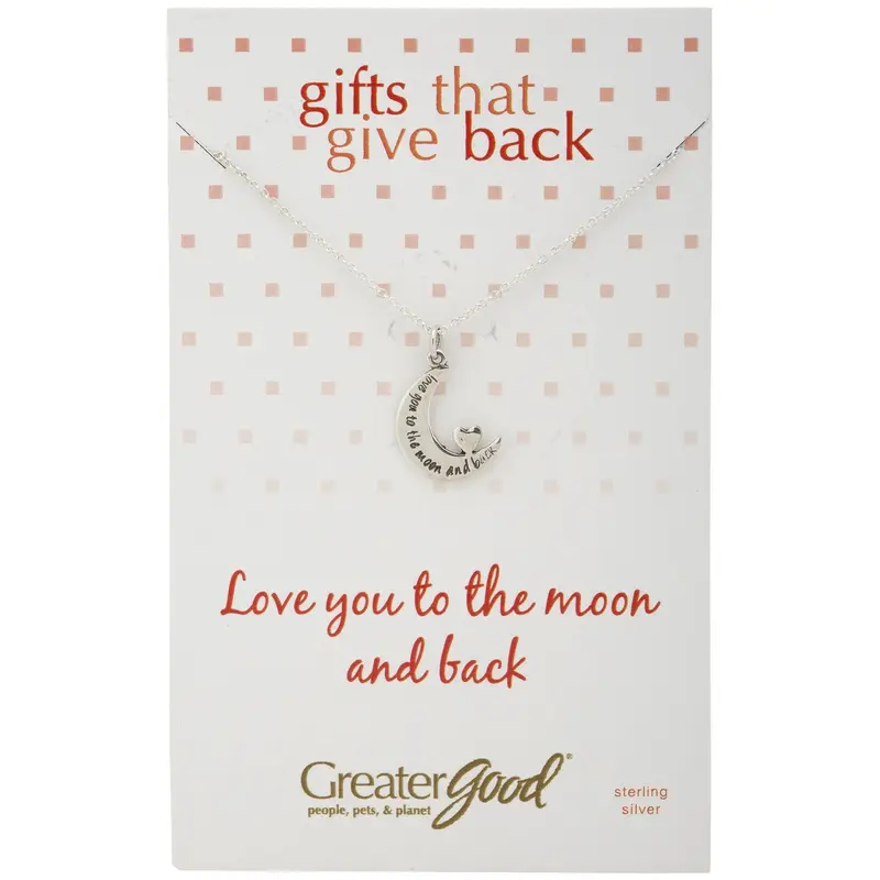 Love You Always Sterling Necklace - Clock Face