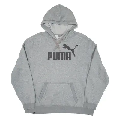 PUMA Mens Grey Hoodie 2XL