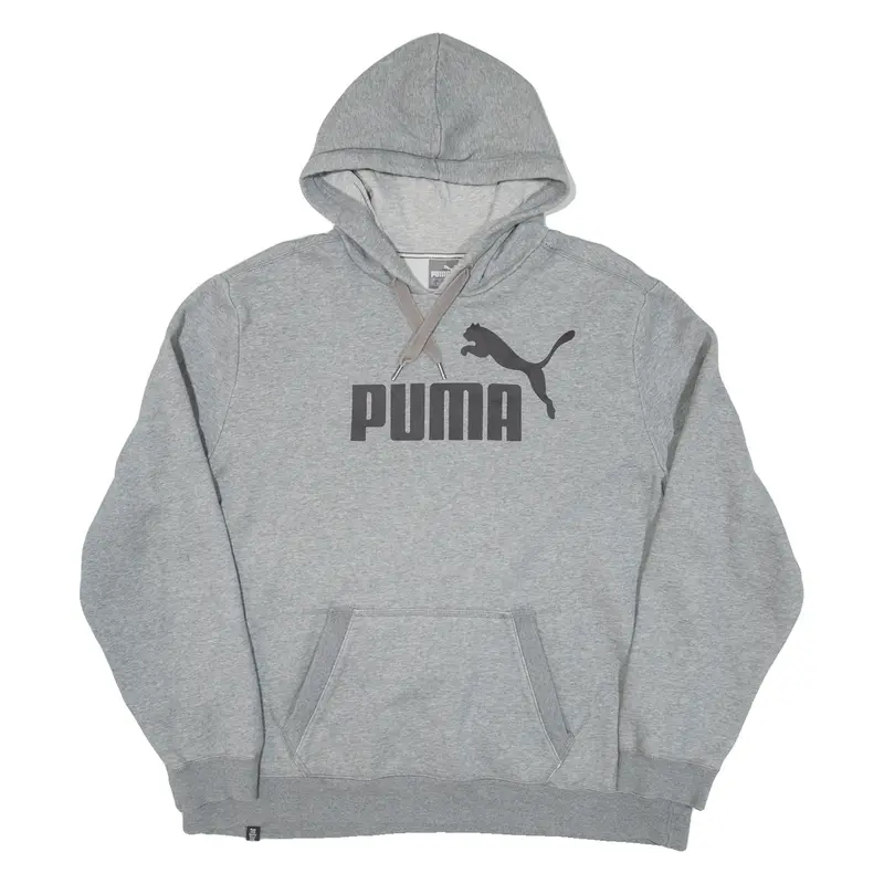 PUMA Mens Grey Hoodie 2XL