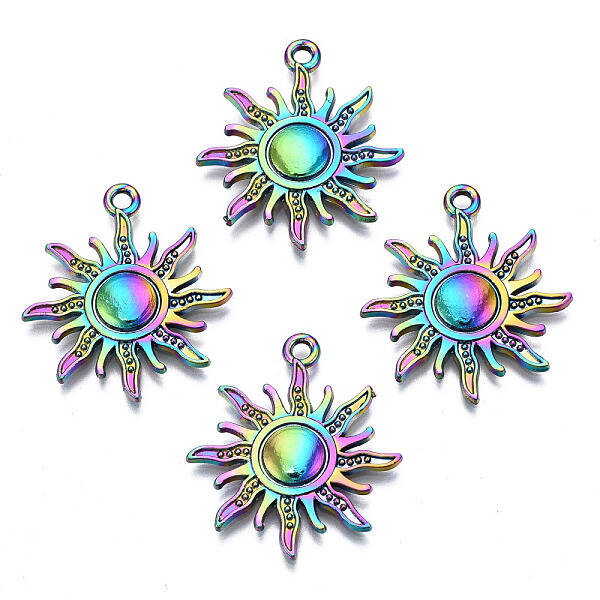 Rainbow Color Alloy Pendants