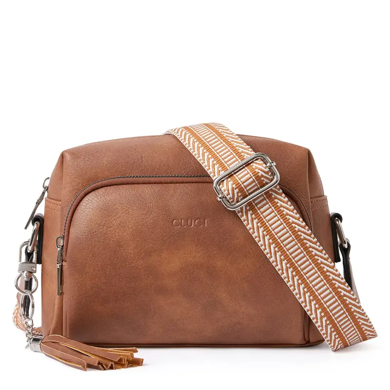 CLUCI falldealsforyou Crossbody Purses for Women Trendy, Vegan Leather Crossbody Bags, Fall Shoulder bags with Adjustable Str...