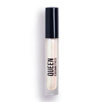 QUEEN Cosmetics Astral Projection Lipstick - White Pearlescent Diamond Shimmer - Hydrating Vegan Formula - Long Lasting High ...