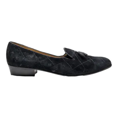 FERRAGAMO Pump Heels Black Leather Womens UK 8