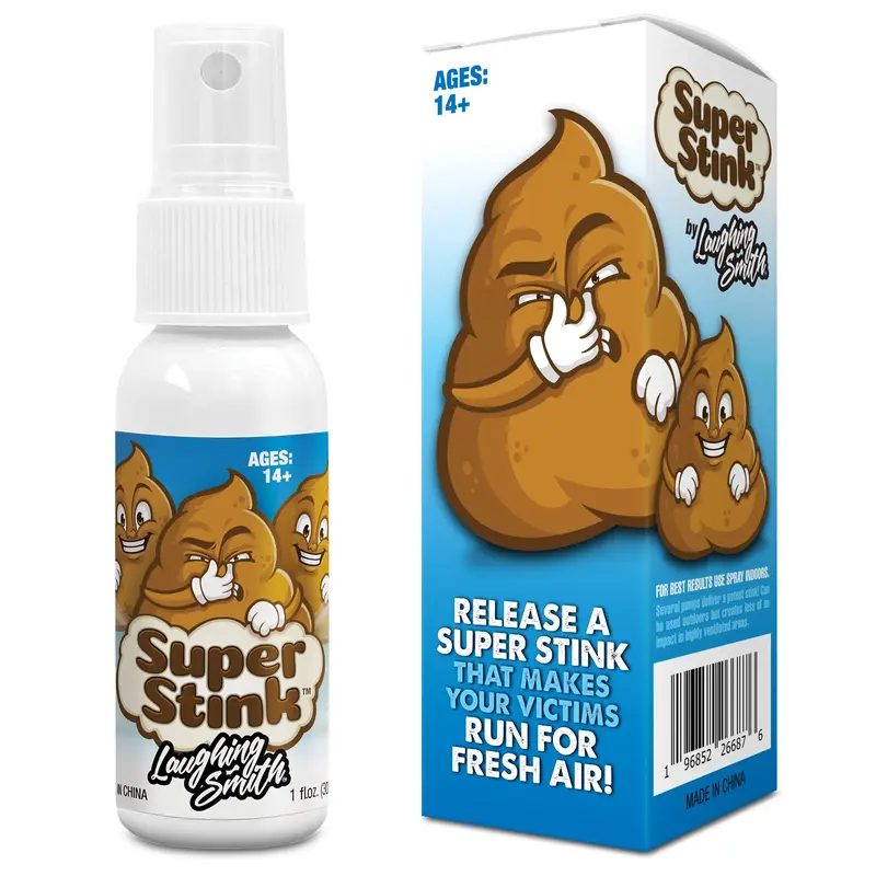 SUPER STINK (30ml) - Fart Spray - 'Insanely Strong' Extra Potent Stink - Cool Poop Smelling Prank Stuff - Smells Like Super '...