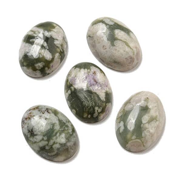Natural Peace Jade Cabochons