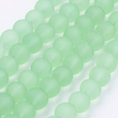 Transparent Glass Bead Strands