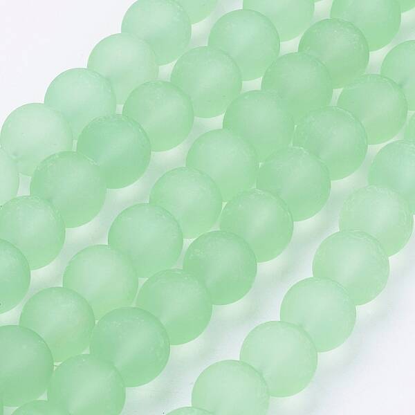 Transparent Glass Bead Strands