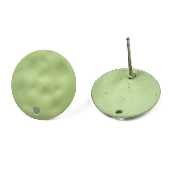 Spray Painted Iron Stud Earring Findings