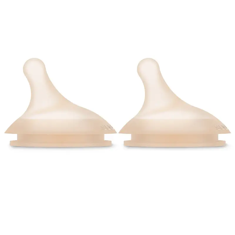 Suavinex Zero Zero Anti Colic Slow Flow Bottle Pacifiers S x2