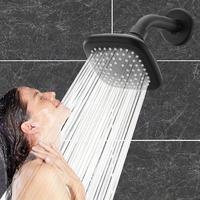 High Pressure Shower Head, Bathroom Powerful Shower Head with Strong Spray, Universal Fit Works with High and Low Water Flow ...