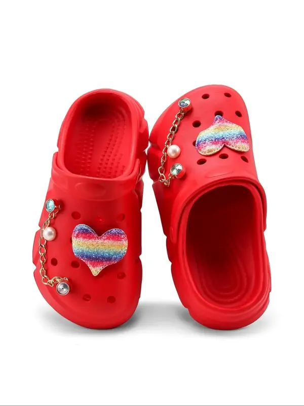 Cute Cartoon Unicorn Design Clogs, Lightweight Comfortable Breathable Clogs, Fashionable Shoes for Indoor & Outdoor Wear