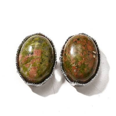 Natural Unakite Multi-Strand Links