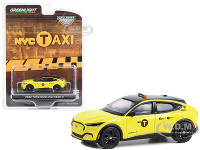 2022 Ford Mustang Mach-E Yellow with Black Top \