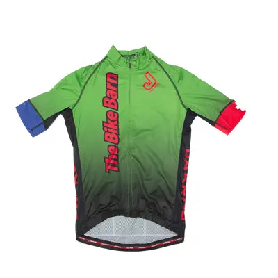 JAKROO Cycling Full Zip Mens Jersey Green S