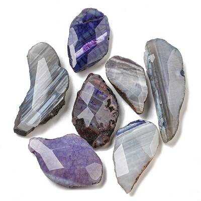 Dyed Natural Druzy Agate Beads