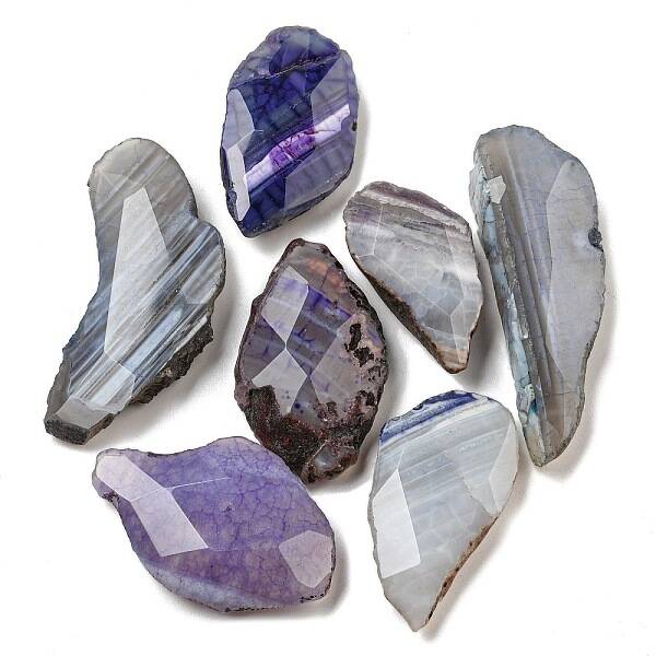 Dyed Natural Druzy Agate Beads